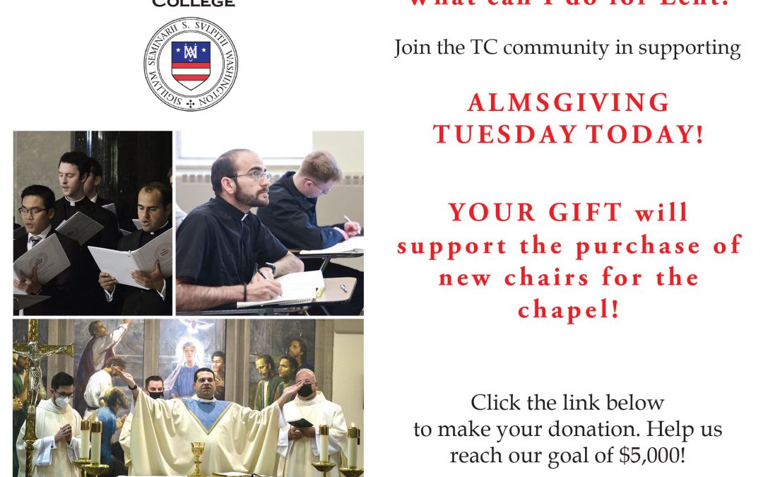 AlmsGiving Tuesday: March 23,  2021